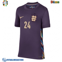 Fotballdrakt Dame England Cole Palmer #24 Bortedrakt EM 2024 Kortermet